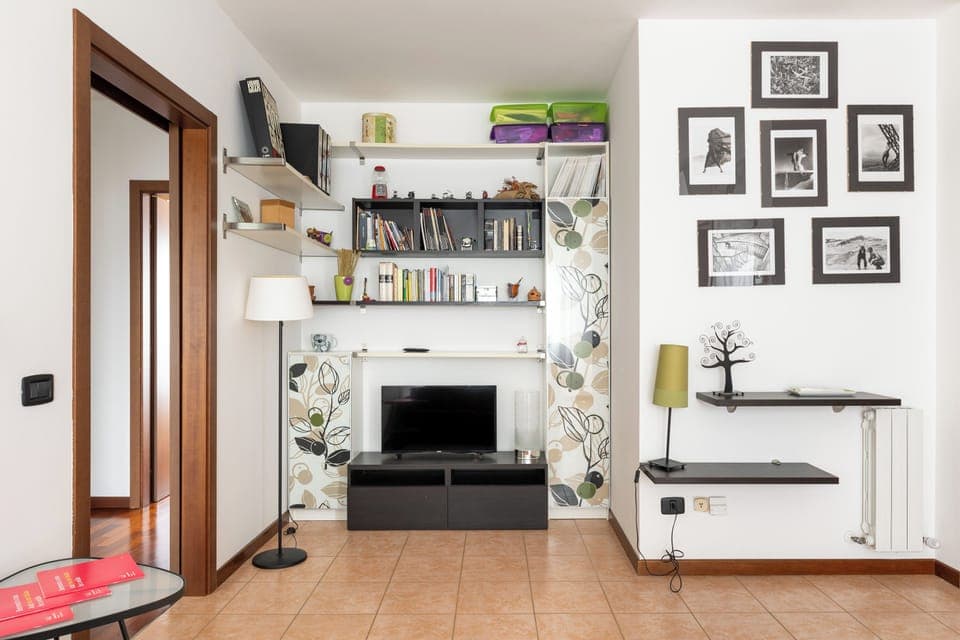 Apartment, Balcony | Living area | 35-inch TV with digital channels