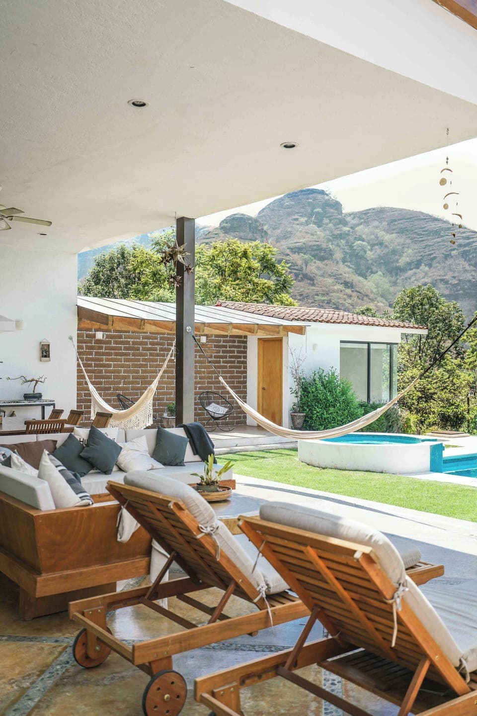 House, Private Pool, Mountain View | Living area | Flat-screen TV, DVD player