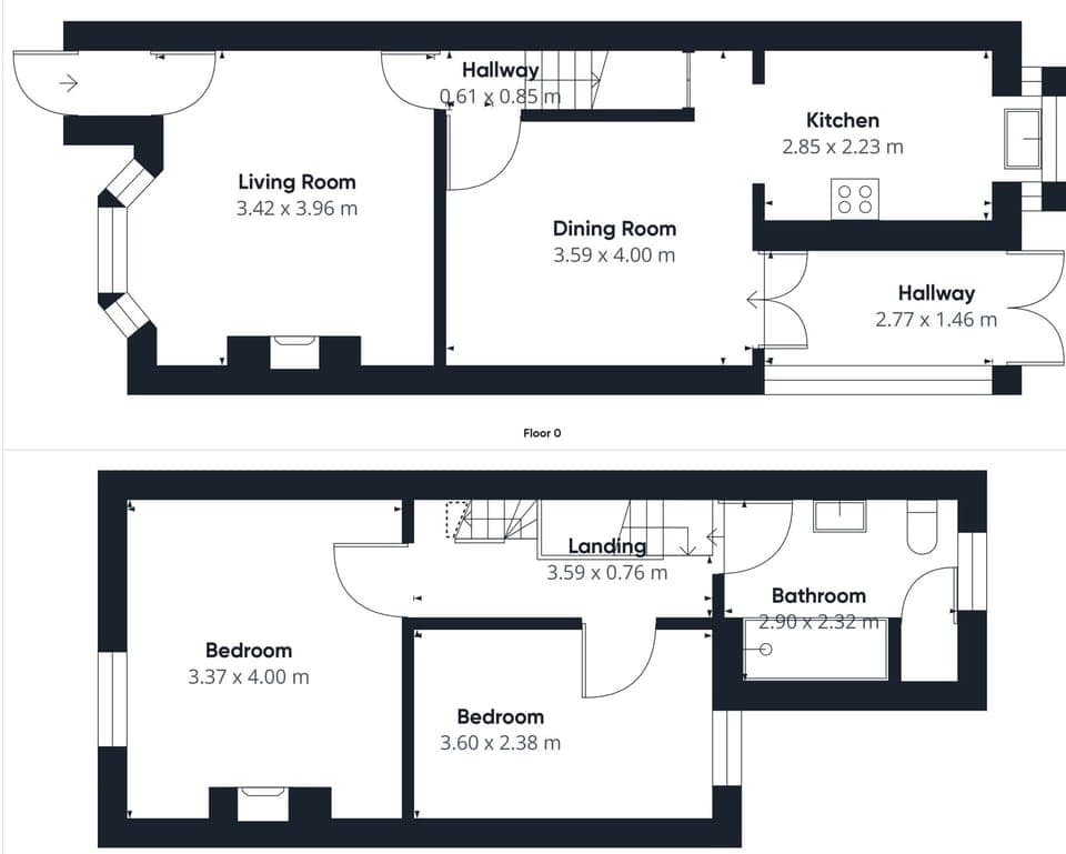 House | 2 bedrooms
