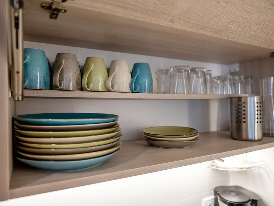 Apartment | Private kitchen | Electric kettle, highchair