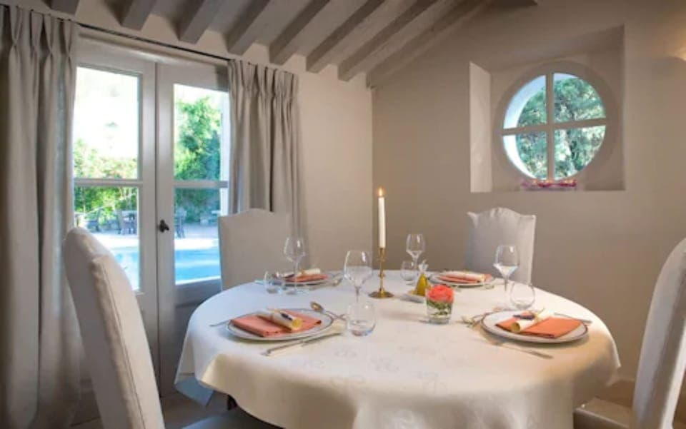 Breakfast, lunch, dinner served; French cuisine, pool views 