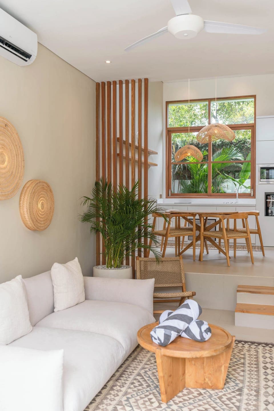 Villa, Pool View | Living area | Flat-screen TV