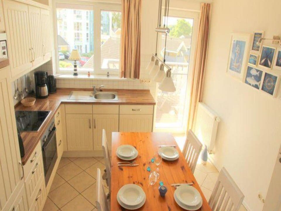 Apartment | Private kitchen | Electric kettle, toaster, highchair