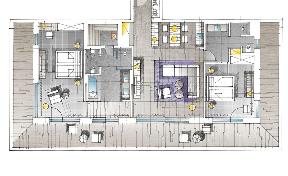 Luxury Suite, Mountain View | Floor plan