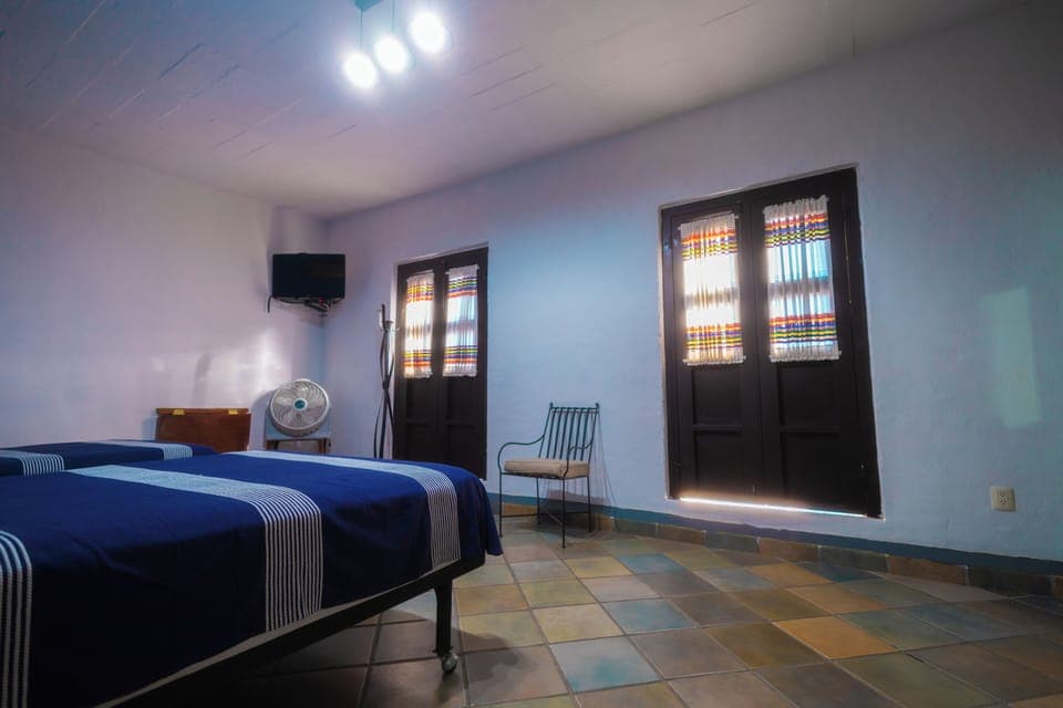 Standard Room, 2 Double Beds | Desk, laptop workspace, free WiFi, bed sheets