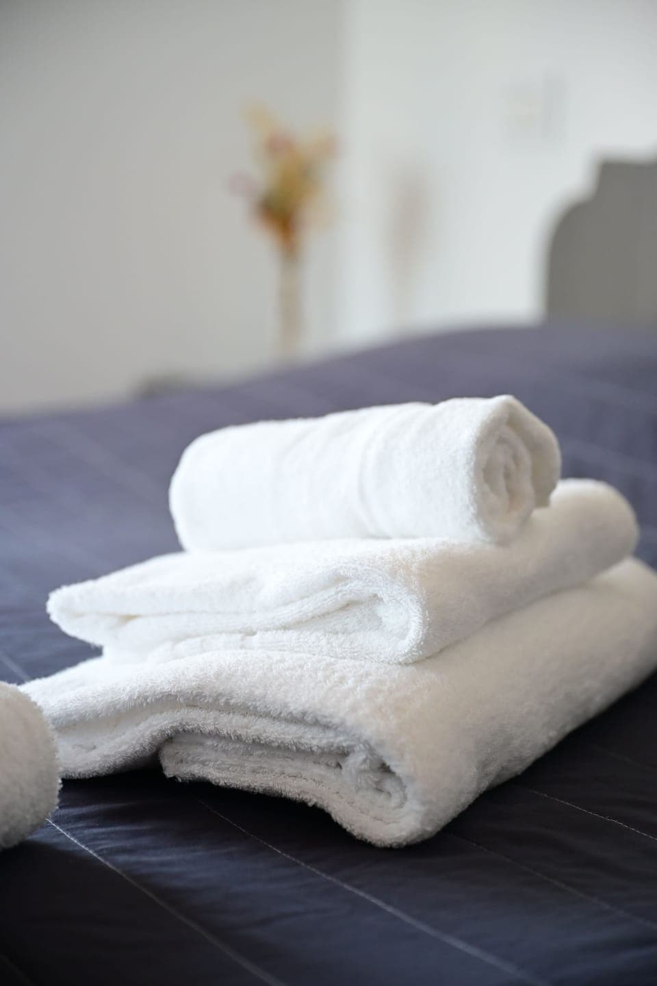 Premium bedding, down comforters, individually furnished