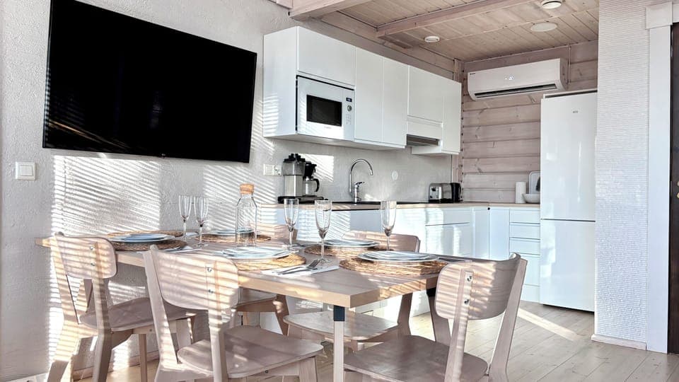 Villa, Beach View | Private kitchen | Electric kettle, toaster