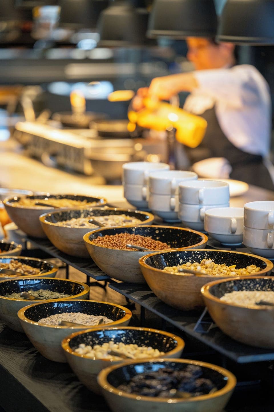 Daily buffet breakfast (EUR 30 per person)