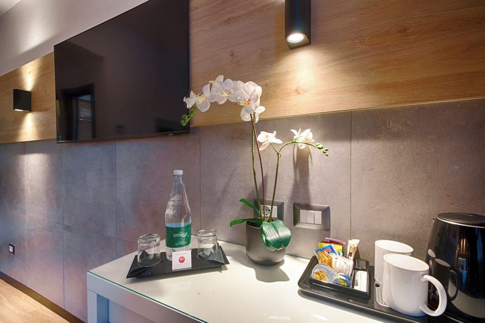 Superior Double with Balcony | In-room safe, desk, laptop workspace, blackout drapes