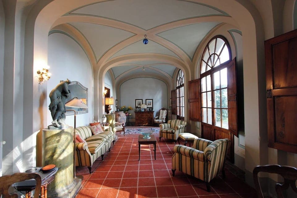 Villa, Garden View | Living area | Flat-screen TV