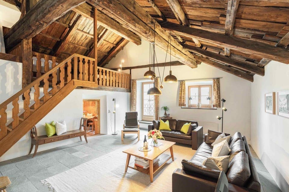 Executive Penthouse | Living area | 43-inch Smart TV with satellite channels