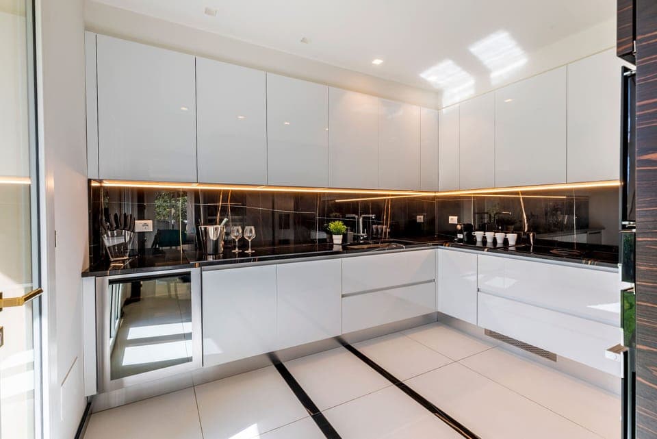 Luxury Villa, Private Pool (4 Bedrooms) | Private kitchen | Full-size fridge, microwave, oven, stovetop