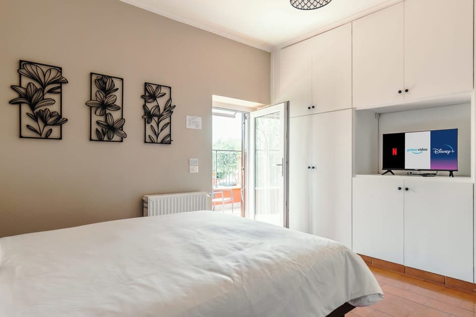 Luxury Quadruple Room, 2 Bedrooms, Garden View | Down comforters, memory foam beds, individually decorated