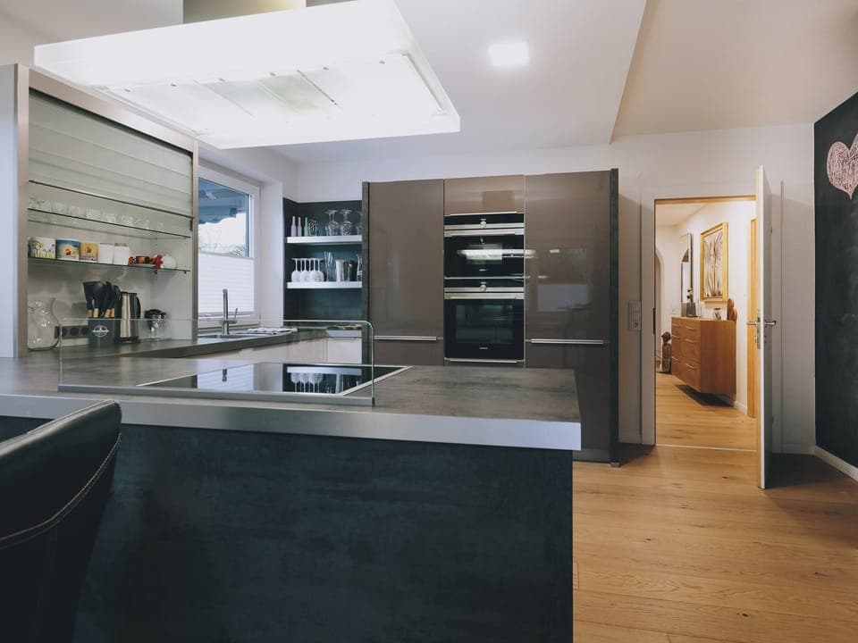 Superior Chalet, Mountain View | Private kitchen | Electric kettle, toaster, highchair