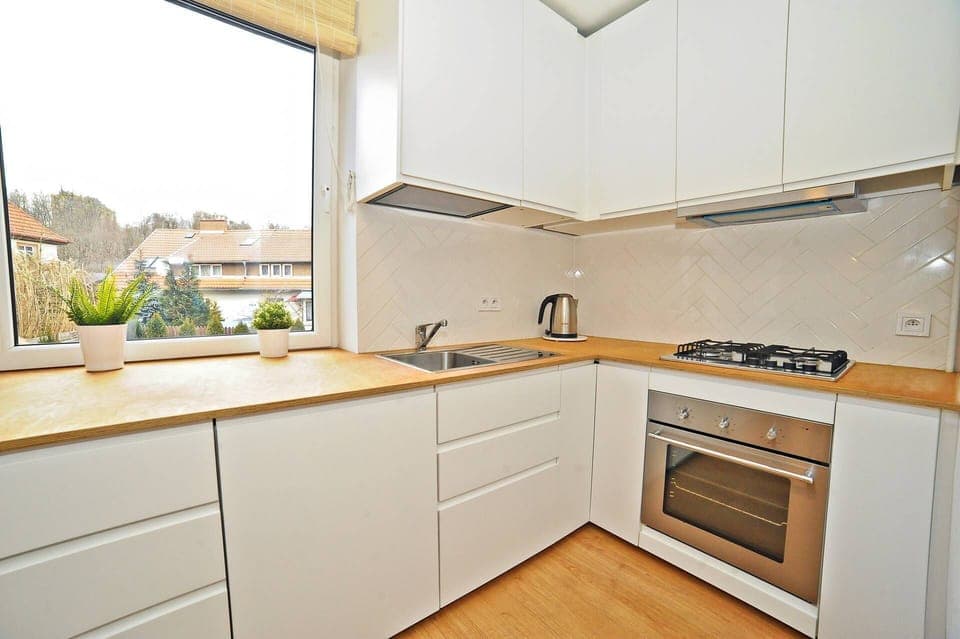 Comfort Apartment, Balcony, Garden View | Private kitchen | Electric kettle