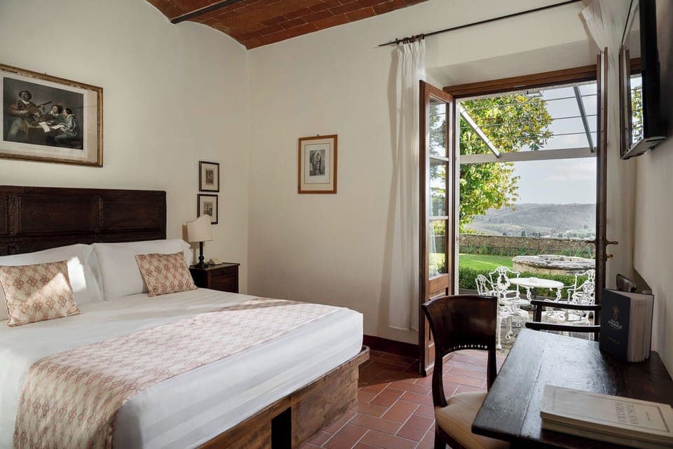 Deluxe manor house with private paved garden | View from room