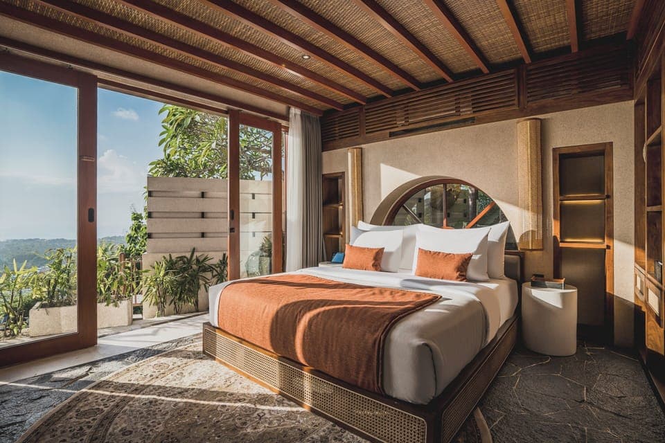 2 Bedroom Ocean View with Private Pool - Adult Only | Premium bedding, minibar, bed sheets