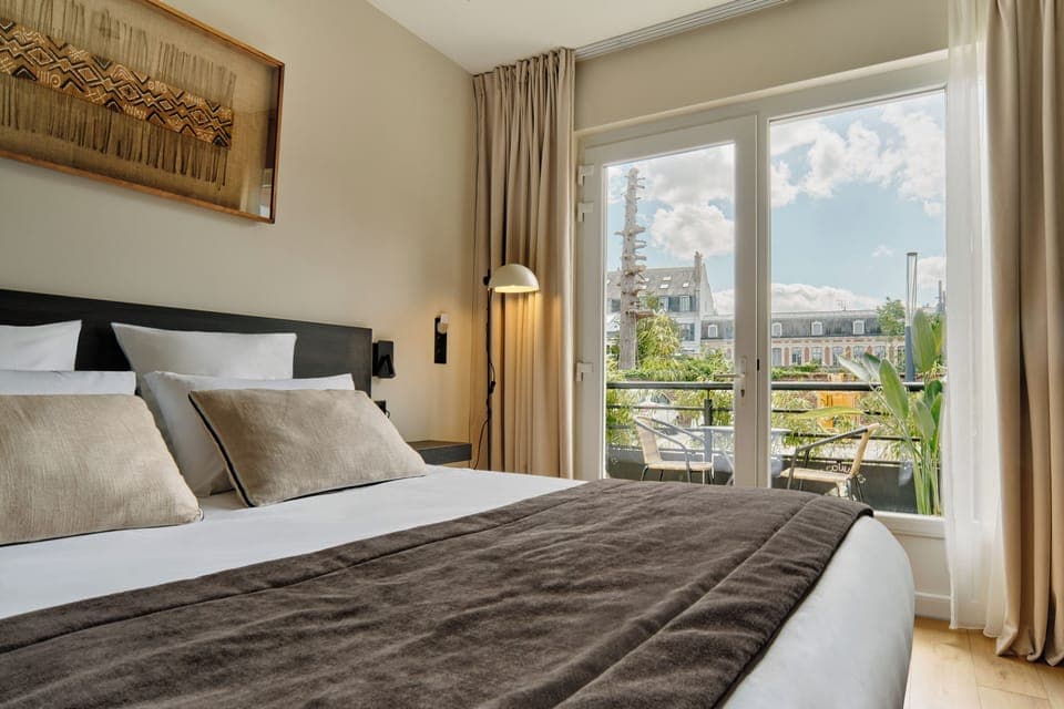 Panoramic Double Room, Garden View | In-room safe, desk, laptop workspace, blackout drapes