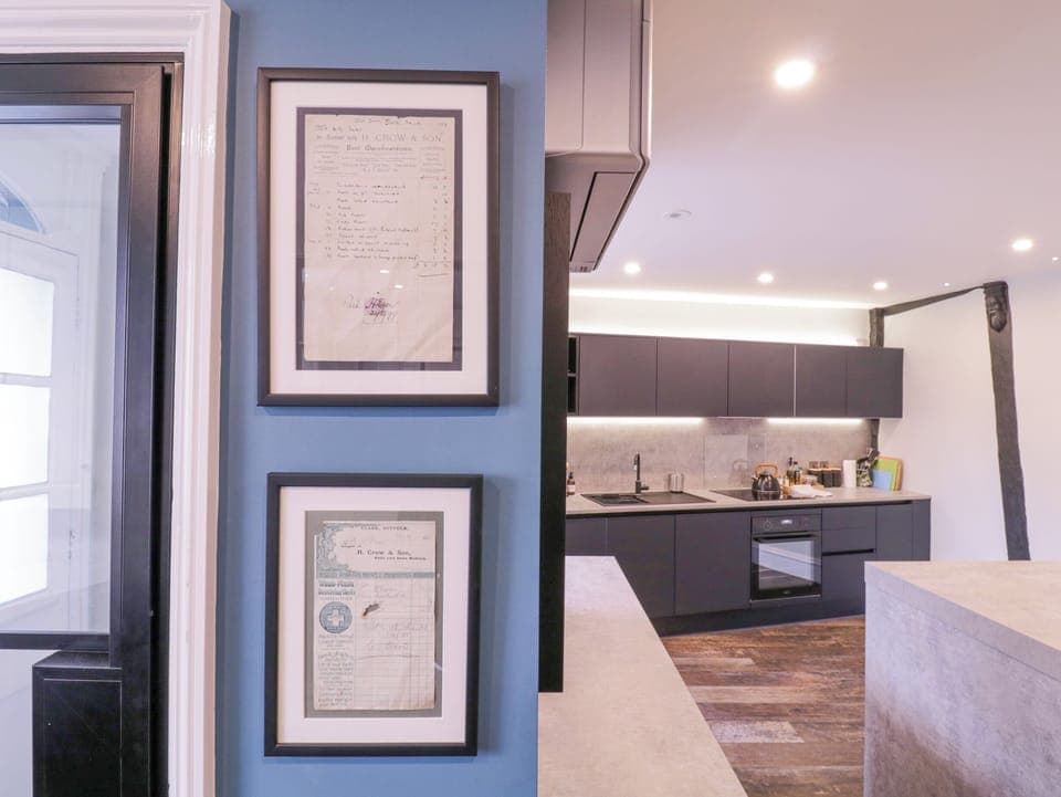 Fridge, dishwasher, electric kettle, toaster