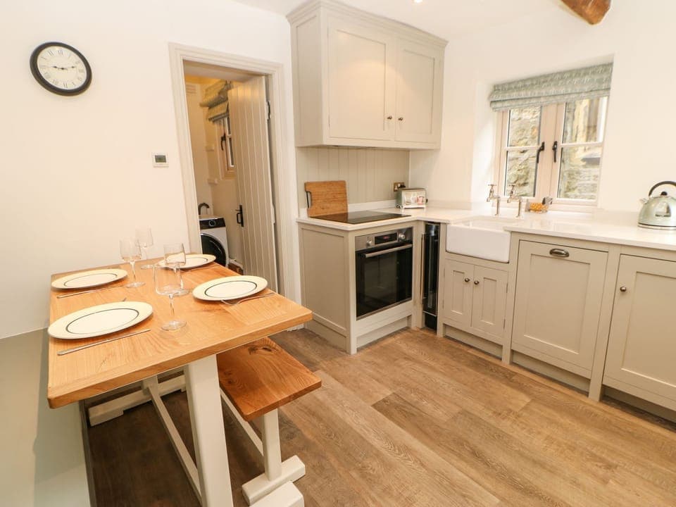 Fridge, dishwasher, electric kettle, toaster