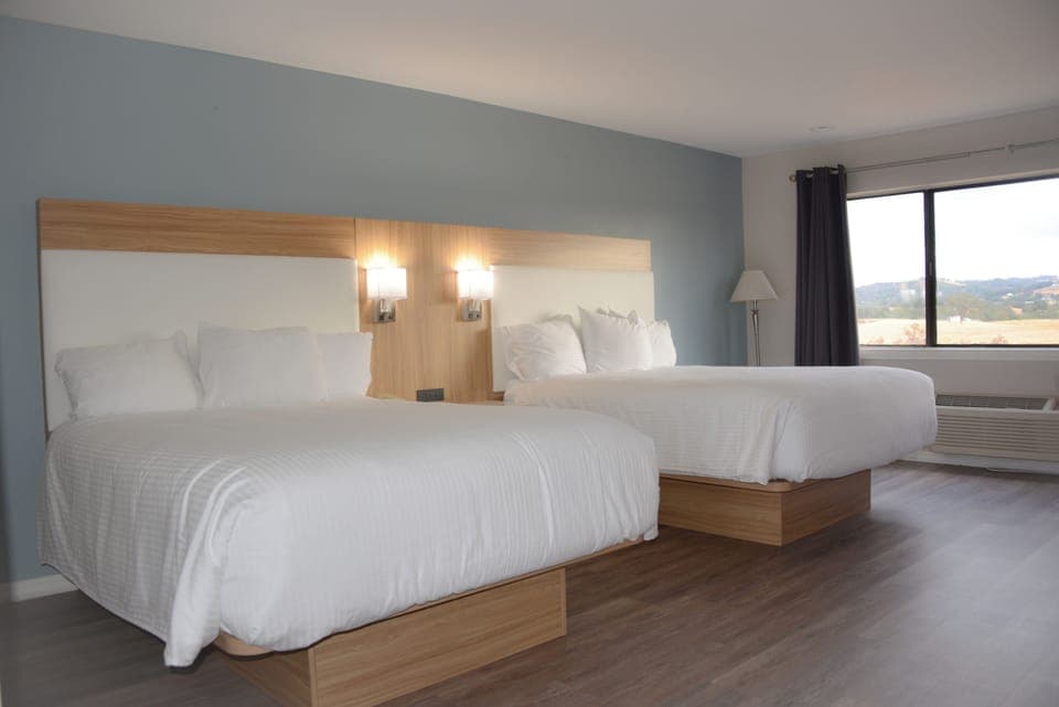 Double Room, 2 Queen Beds | Desk, iron/ironing board, rollaway beds, free WiFi