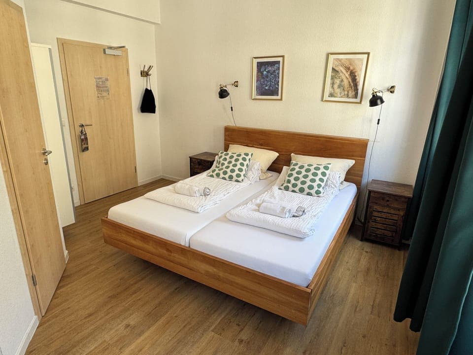 Desk, laptop workspace, iron/ironing board, free WiFi