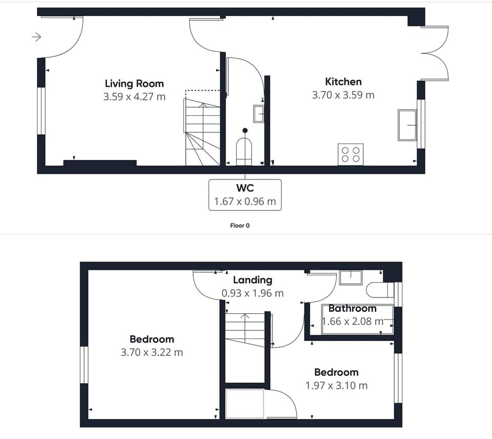House | 2 bedrooms