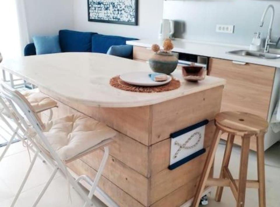 Apartment (Two Bedroom Apartment with Sea View) | Private kitchen | Fridge