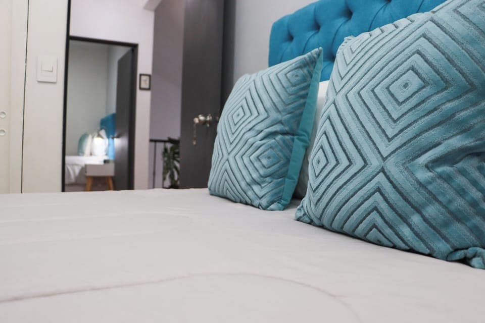 Exclusive Apartment, 4 Bedrooms, Patio, Corner | 4 bedrooms, desk, laptop workspace, blackout drapes