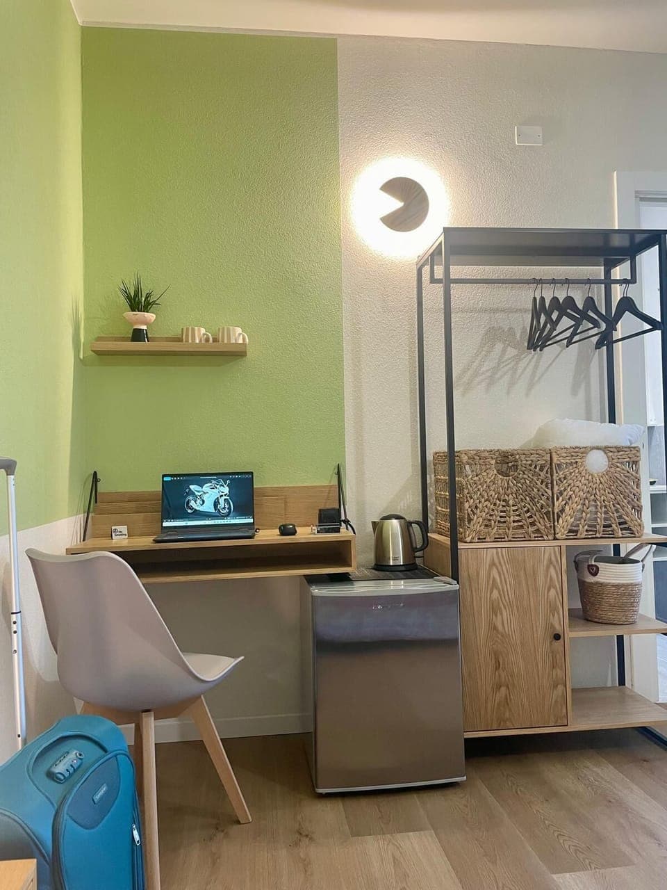 Comfort Double Room, Garden View | In-room safe, desk, laptop workspace, blackout drapes