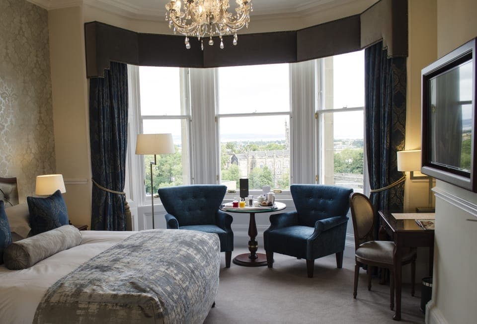 Premium bedding, minibar, in-room safe, desk