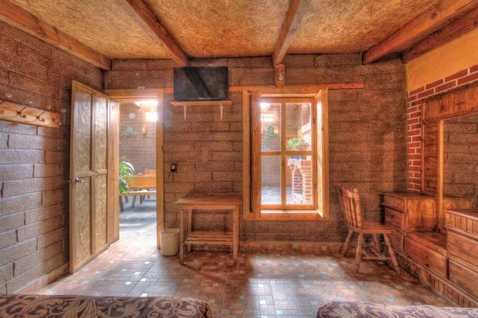 Double Room, 2 Double Beds | Laptop workspace, free WiFi