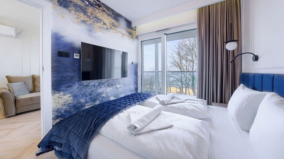 Apartament (218) with sea view | Iron/ironing board, free WiFi