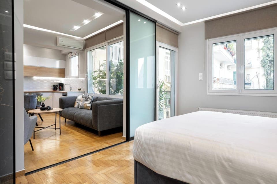 Apartment, City View | In-room safe, soundproofing, iron/ironing board, free WiFi
