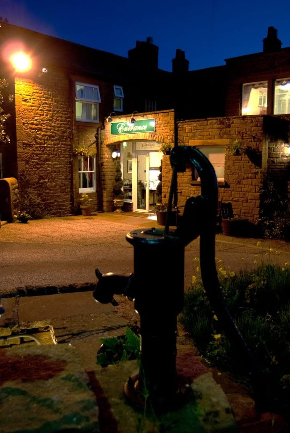 Front of property - evening/night