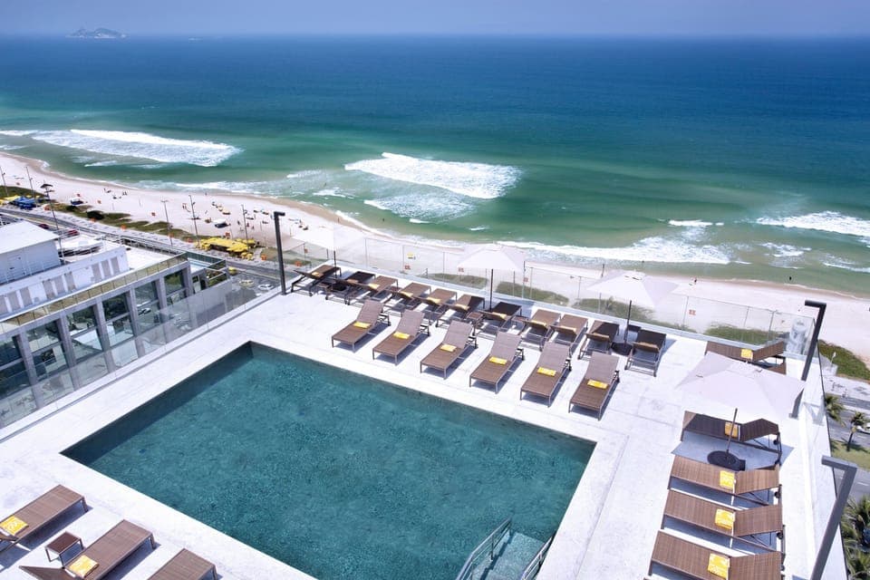 On the beach, beach towels