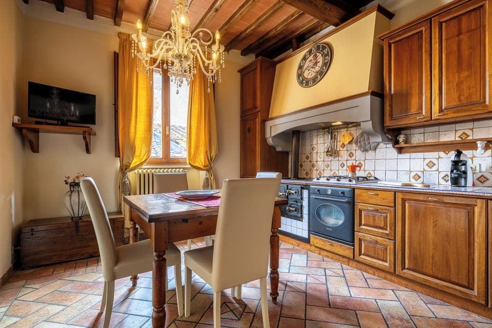 Apartment | Private kitchen | Fridge, oven, stovetop, espresso maker