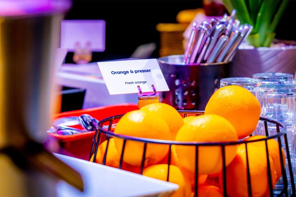 Daily buffet breakfast (EUR 13.90 per person)