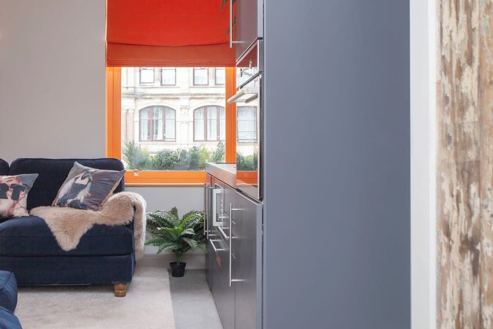 Apartment, City View | Living area