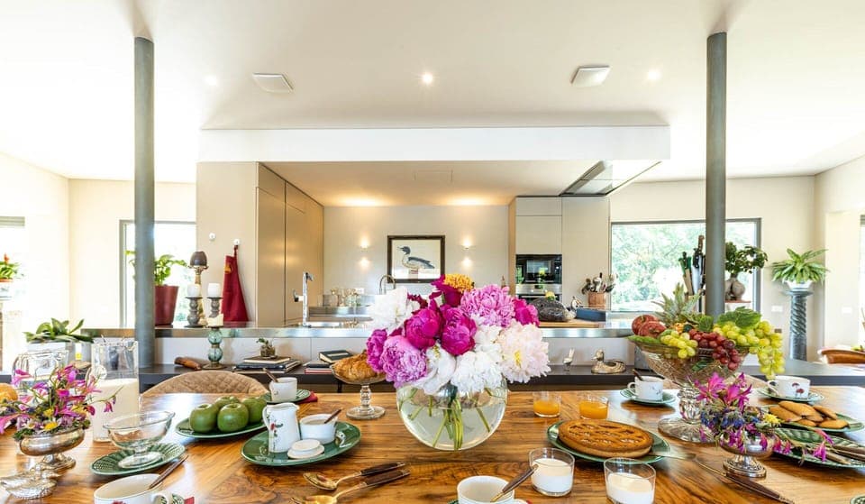 Villa, Garden View | Private kitchen | Fridge, microwave, oven, stovetop