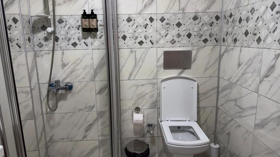 Free toiletries, hair dryer, towels, soap