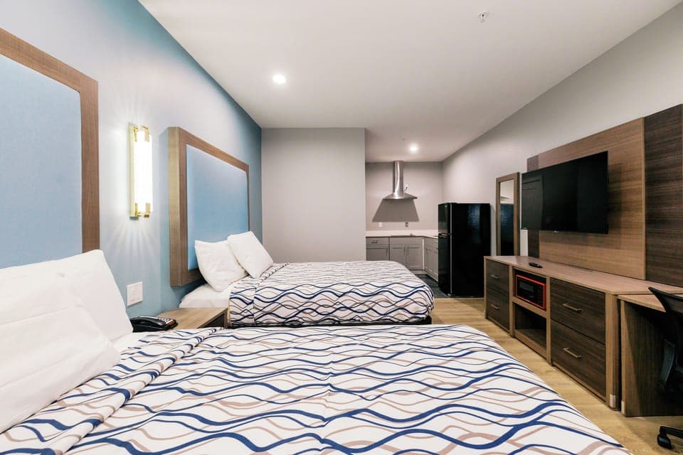 Desk, laptop workspace, free WiFi