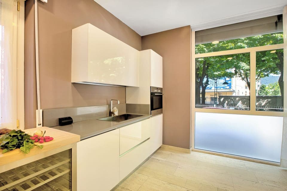 Family Apartment, Multiple Bedrooms (Residenza Albachiara) | Private kitchen | Fridge, microwave, oven, stovetop