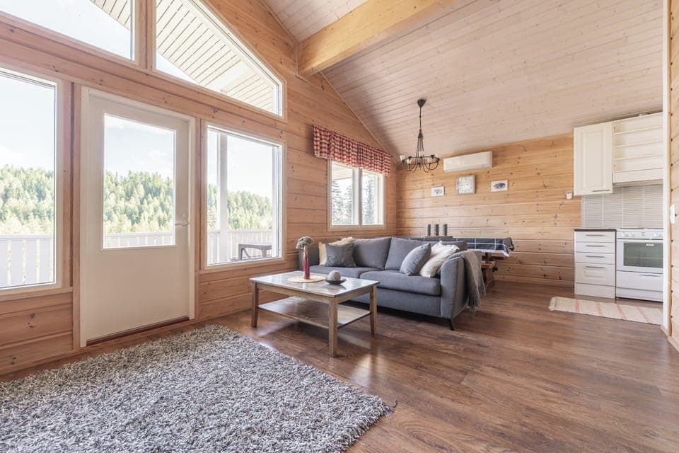 House | Living area | Flat-screen TV, fireplace