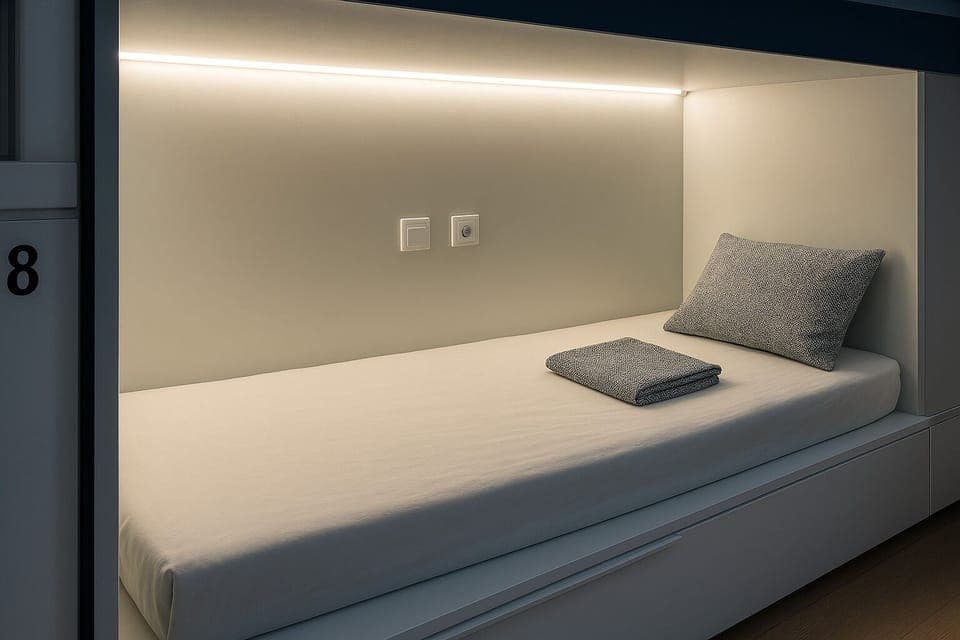 Free WiFi, bed sheets