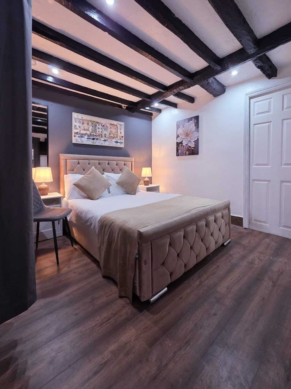 Blackout drapes, iron/ironing board, free WiFi, bed sheets