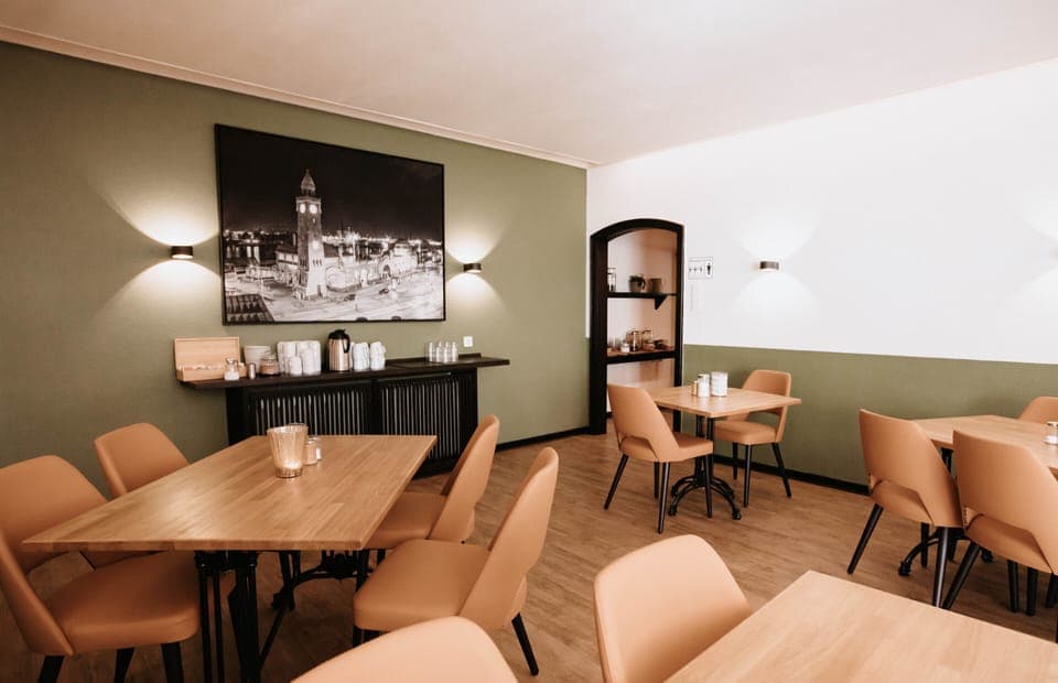 Daily buffet breakfast (EUR 8.50 per person)