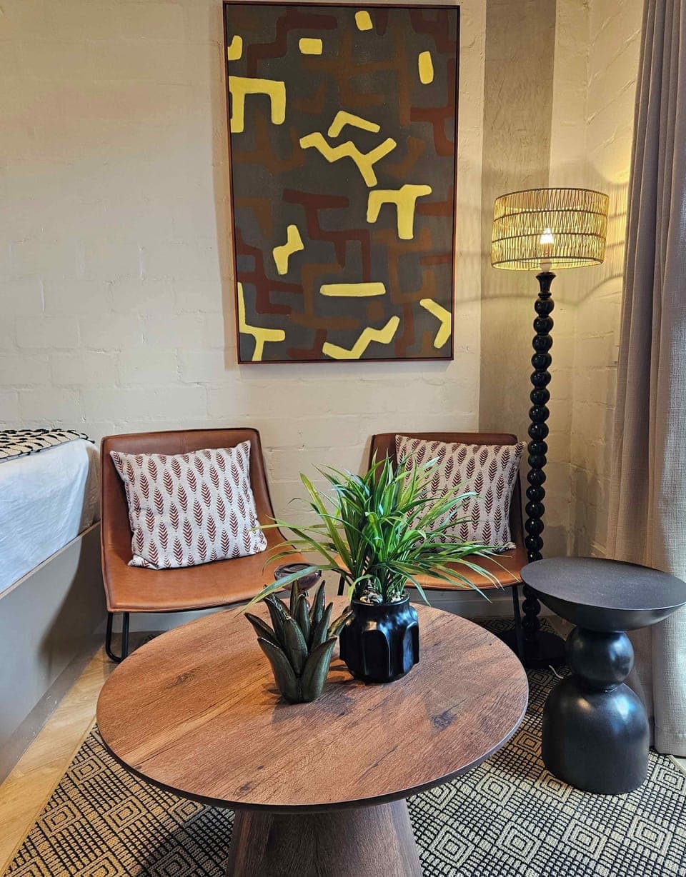 Compact Studio | Living area | 50-inch Smart TV with satellite channels, Netflix, streaming services