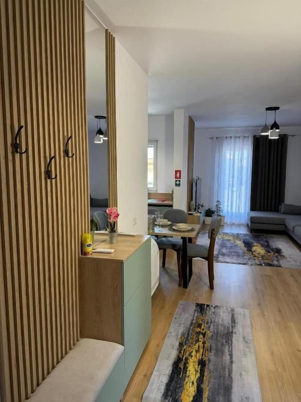 Apartment, Balcony, City View | Living area | Flat-screen TV