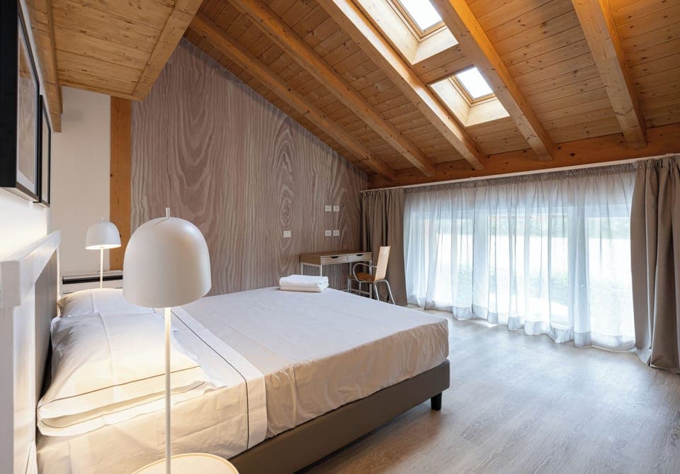 Family Quadruple Room, Private Bathroom | In-room safe, desk, laptop workspace, blackout drapes